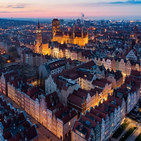 Daire Penthouse Brabank Luxury Sauna, Fitness & Parking By Grandview Gdansk