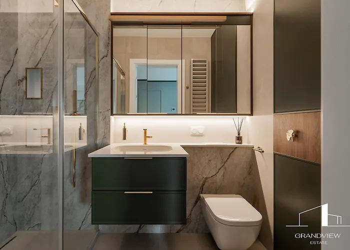 Penthouse Brabank Luxury Sauna, Fitness & Parking By Grandview * Gdansk