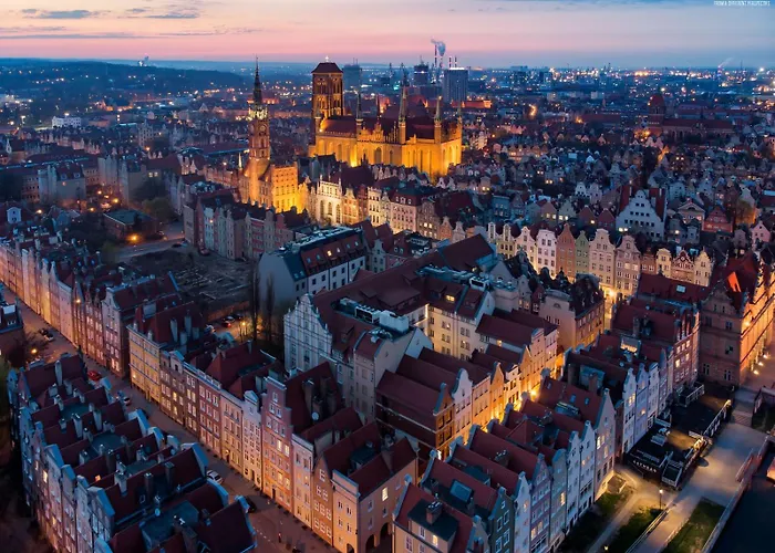 Daire Penthouse Brabank Luxury Sauna, Fitness & Parking By Grandview Gdansk