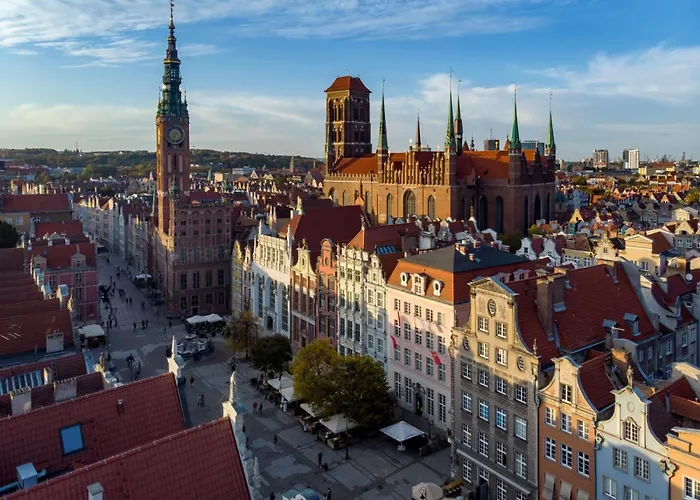 Daire Penthouse Brabank Luxury Sauna, Fitness & Parking By Grandview Gdansk